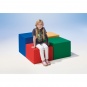 Sitzelement, Hocker quadratisch L, Sitzfläche 45x45 cm, Höhe 45 cm, 